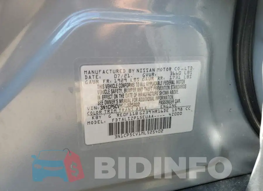 3N1CP5CV1ML525402 Photo# 12