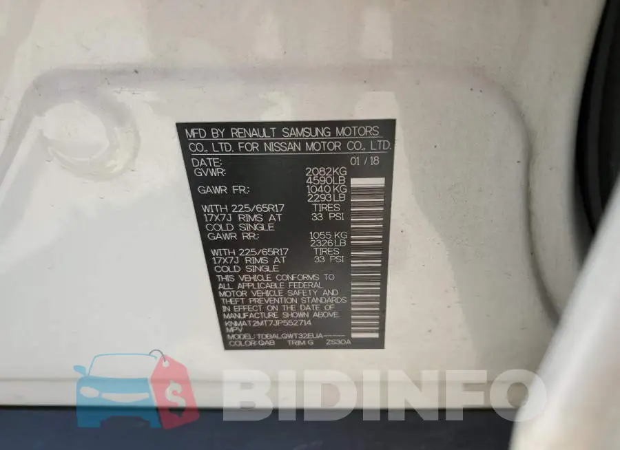 KNMAT2MT7JP552714 Photo# 14