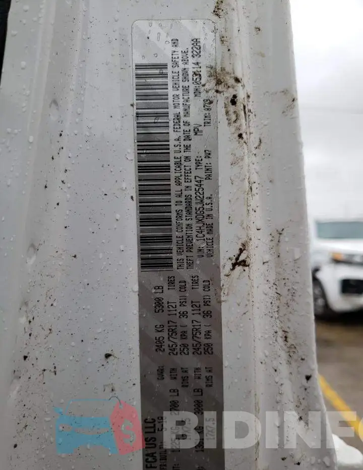 1C4HJXDG5JW225447 Photo# 14