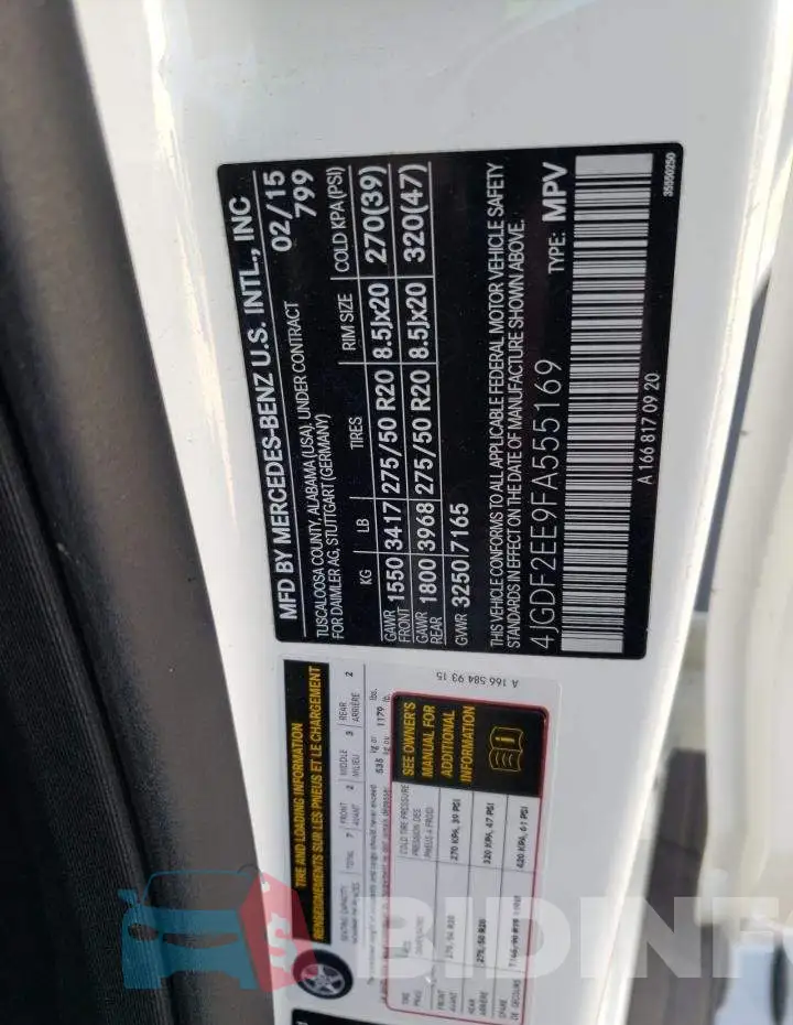 4JGDF2EE9FA555169 Photo# 13