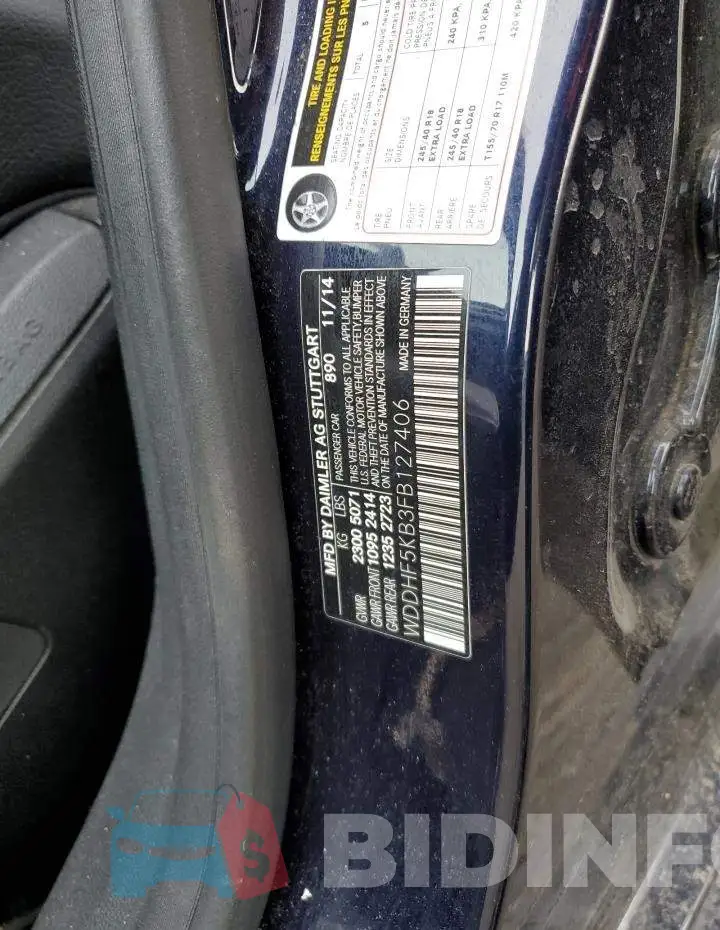 WDDHF5KB3FB127406 Photo# 12