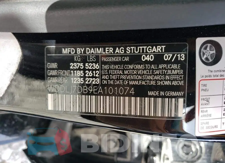 WDDLJ7DB9EA101074 Photo# 13