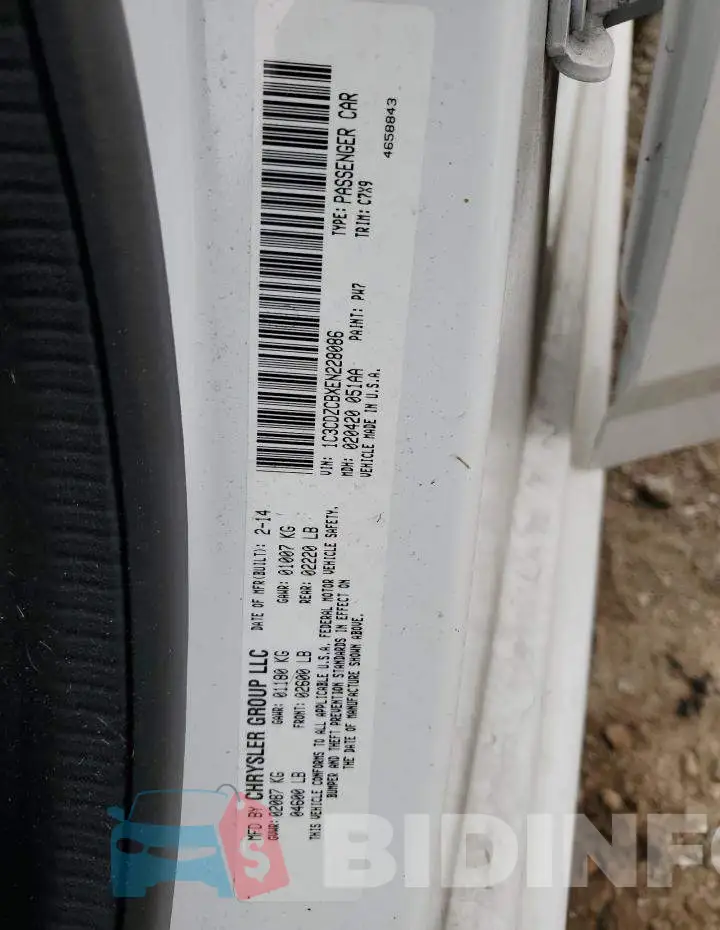 1C3CDZCBXEN228086 Photo# 13