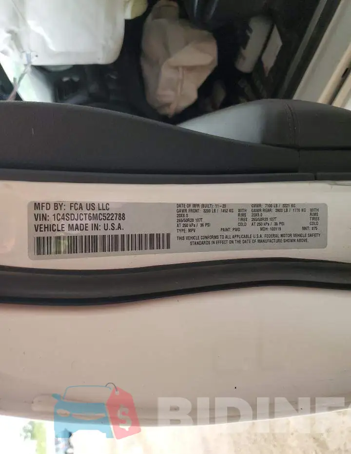 1C4SDJCT6MC522788 Photo# 12