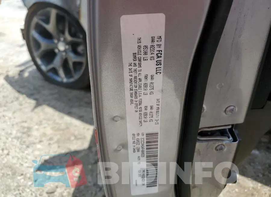 2C3CDXHG4FH800529 Photo# 12