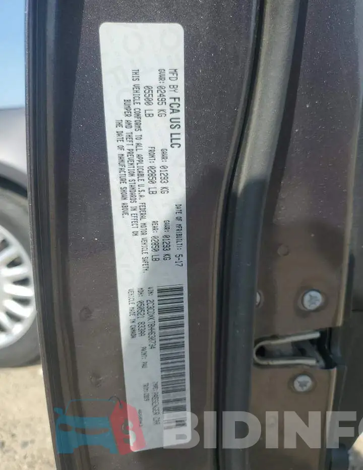 2C3CDXKT8HH630734 Photo# 12