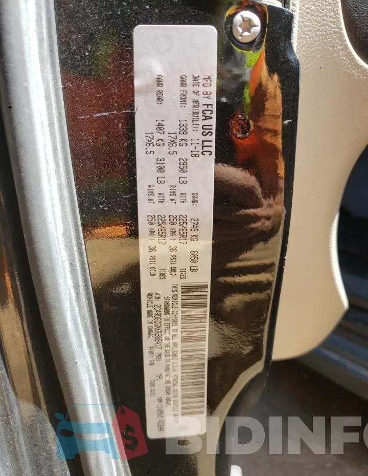 2C4RDGCGXKR585417 Photo# 13