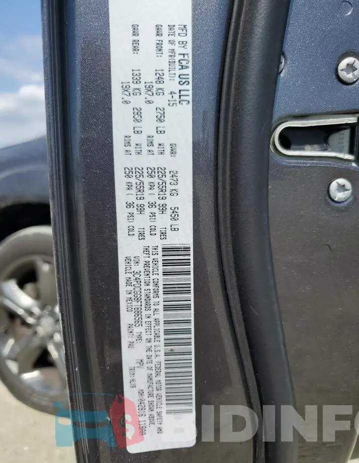 3C4PDCGG8FT686565 Photo# 14