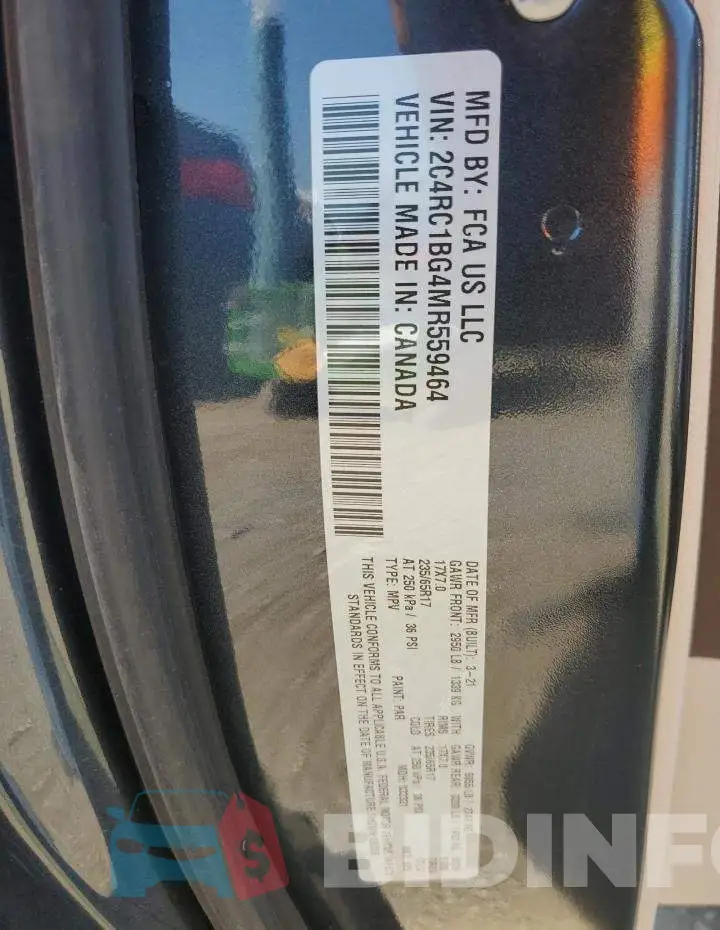 2C4RC1BG4MR559464 Photo# 13