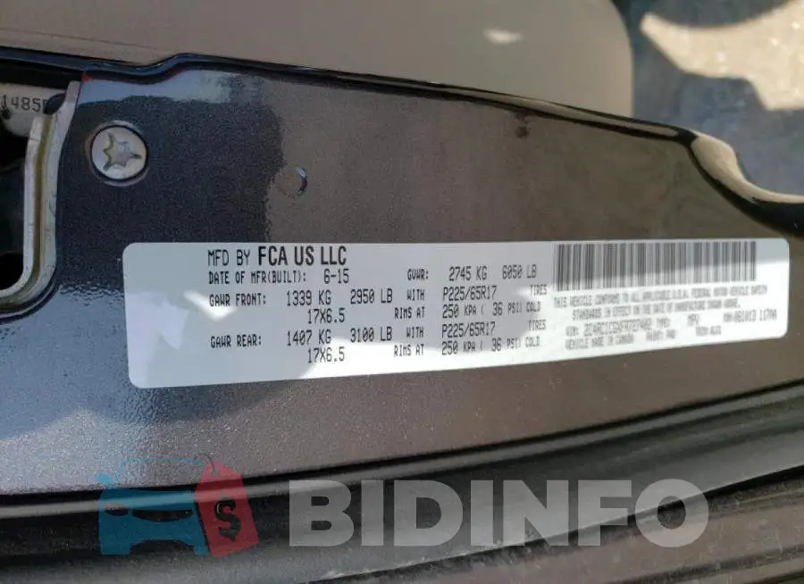 2C4RC1CGXFR727402 Photo# 13