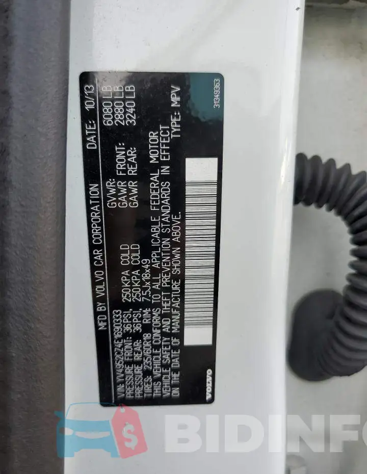 YV4952CZ4E1690333 Photo# 14