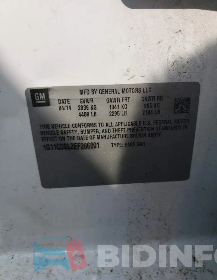 1G11C5SL2EF286091 Photo# 13