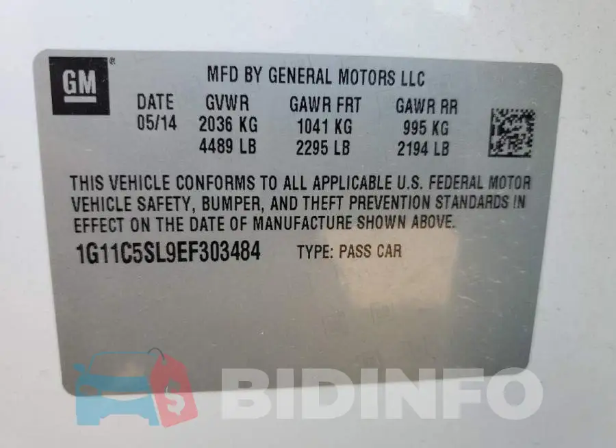 1G11C5SL9EF303484 Photo# 12