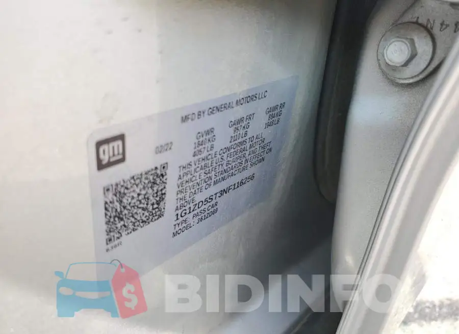 1G1ZD5ST3NF116256 Photo# 12