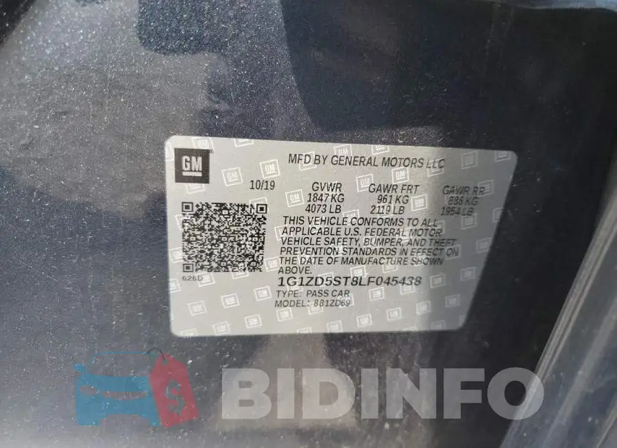 1G1ZD5ST8LF045438 Photo# 12