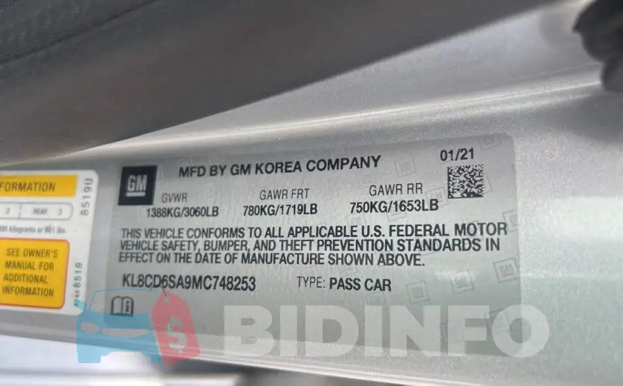 KL8CD6SA9MC748253 Photo# 10