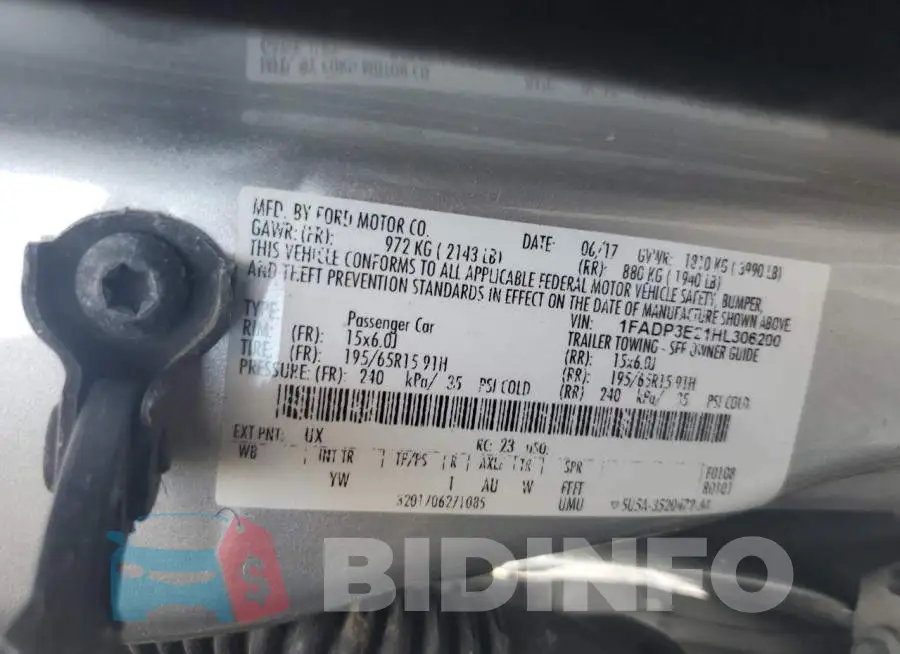 1FADP3E21HL306200 Photo# 12