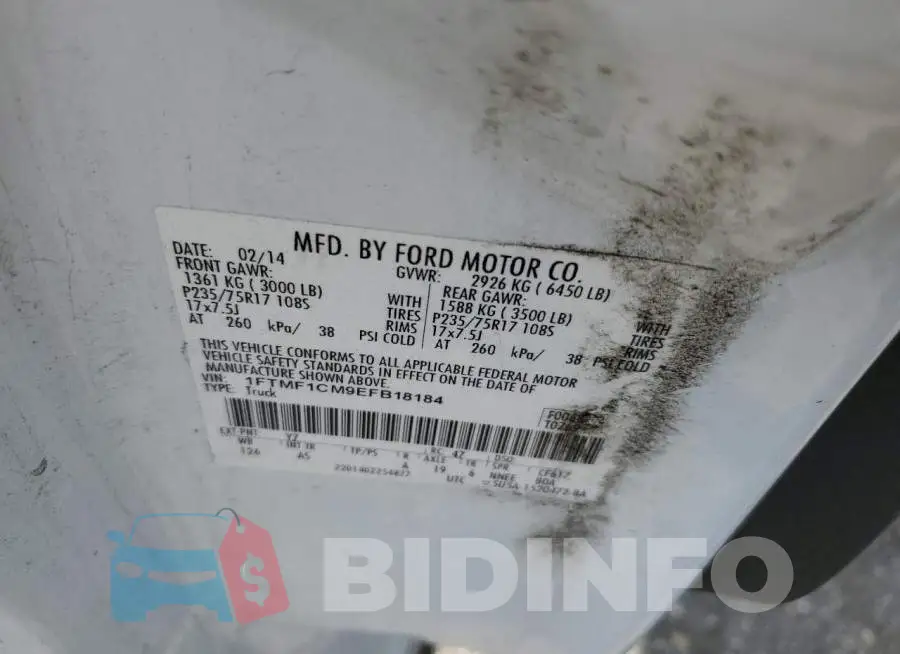1FTMF1CM9EFB18184 Photo# 12