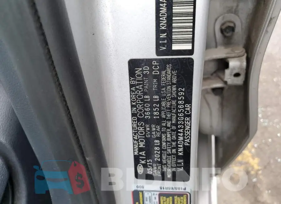 KNADM4A33G6568592 Photo# 12