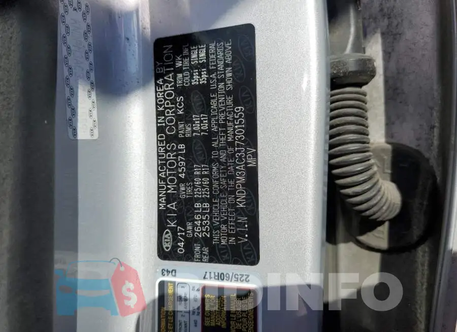 KNDPM3AC3J7301559 Photo# 14