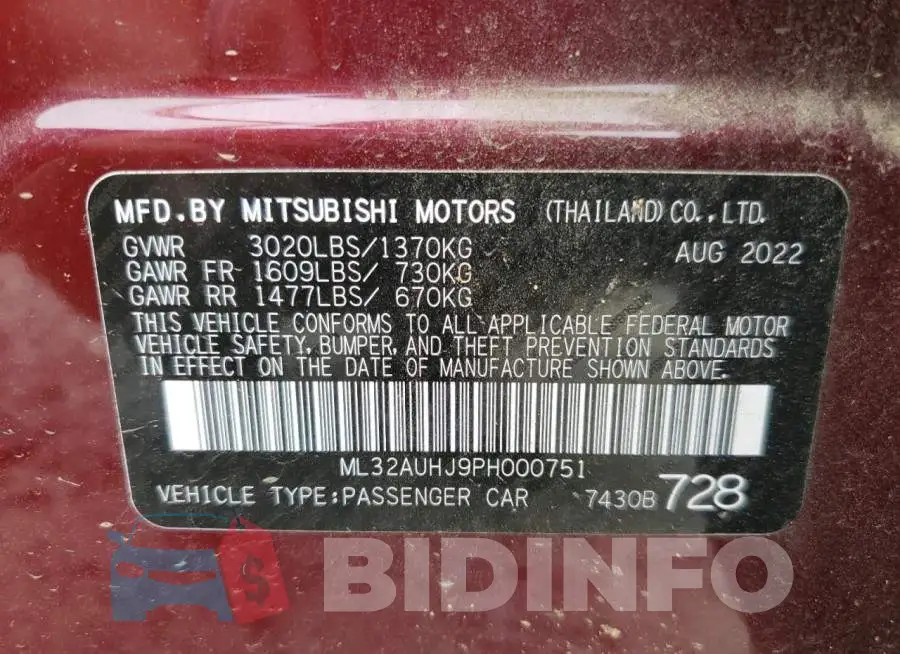 ML32AUHJ9PH000751 Photo# 12