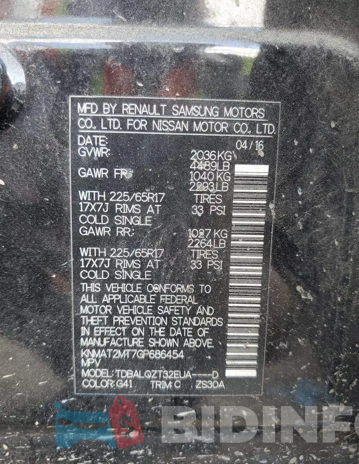 KNMAT2MT7GP686454 Photo# 13
