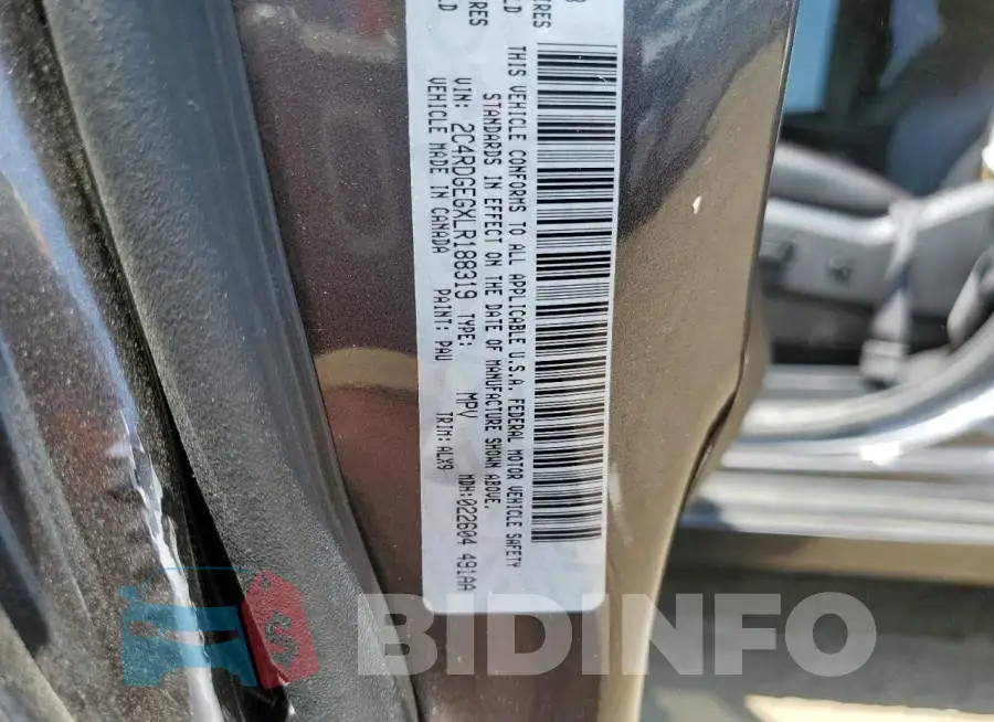 2C4RDGEGXLR188319 Photo# 13