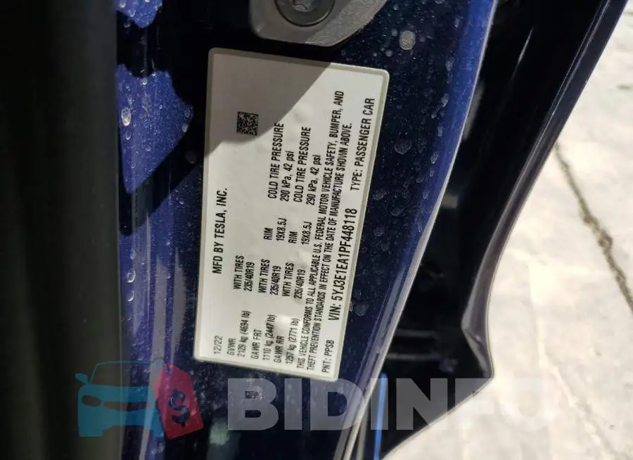 5YJ3E1EA1PF448118 Photo# 12