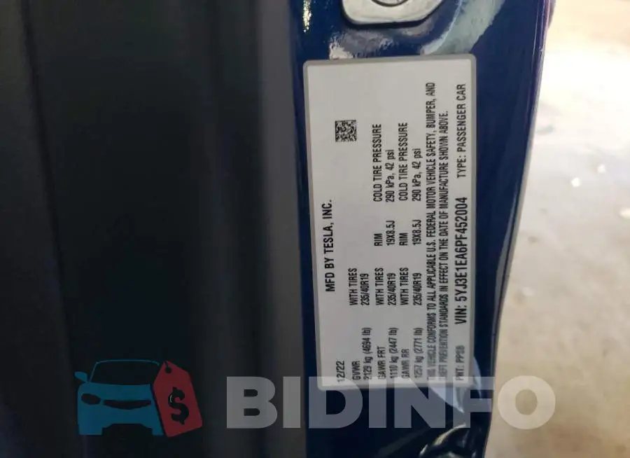5YJ3E1EA6PF452004 Photo# 12