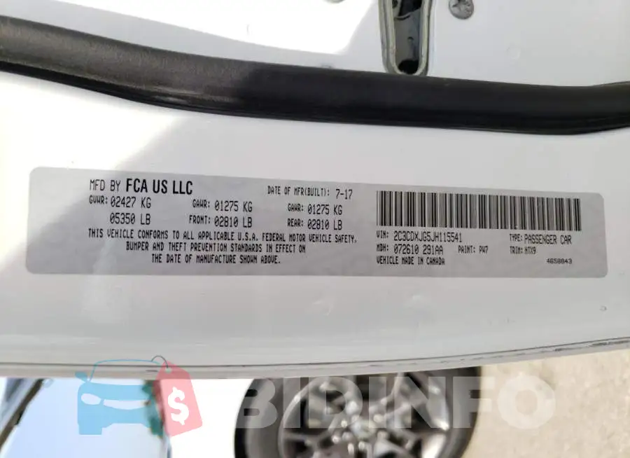 2C3CDXJG5JH115541 Photo# 12