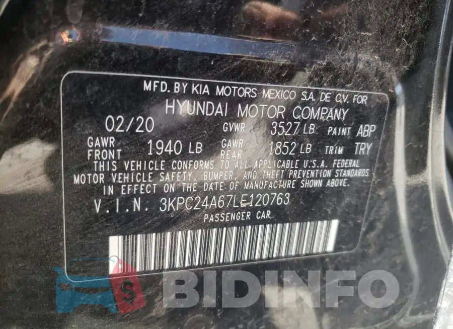 3KPC24A67LE120763 Photo# 12