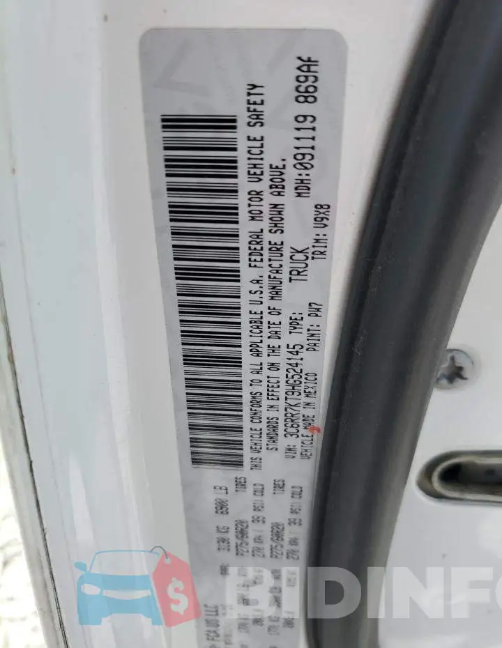 3C6RR7KT9HG524145 Photo# 12