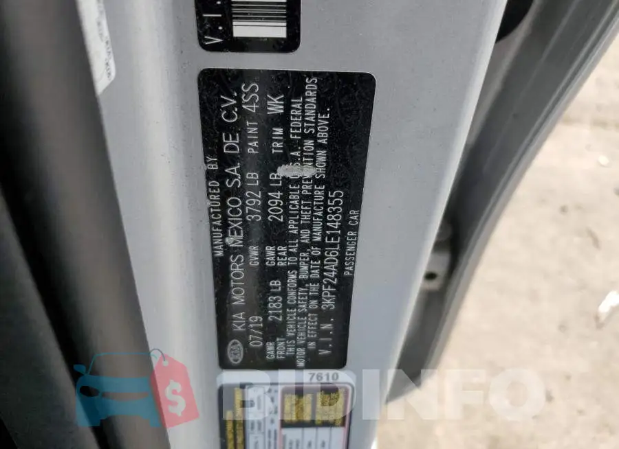 3KPF24AD6LE148355 Photo# 12