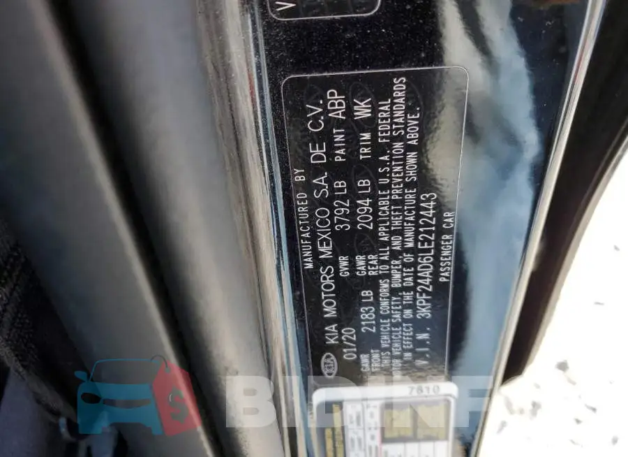 3KPF24AD6LE212443 Photo# 12