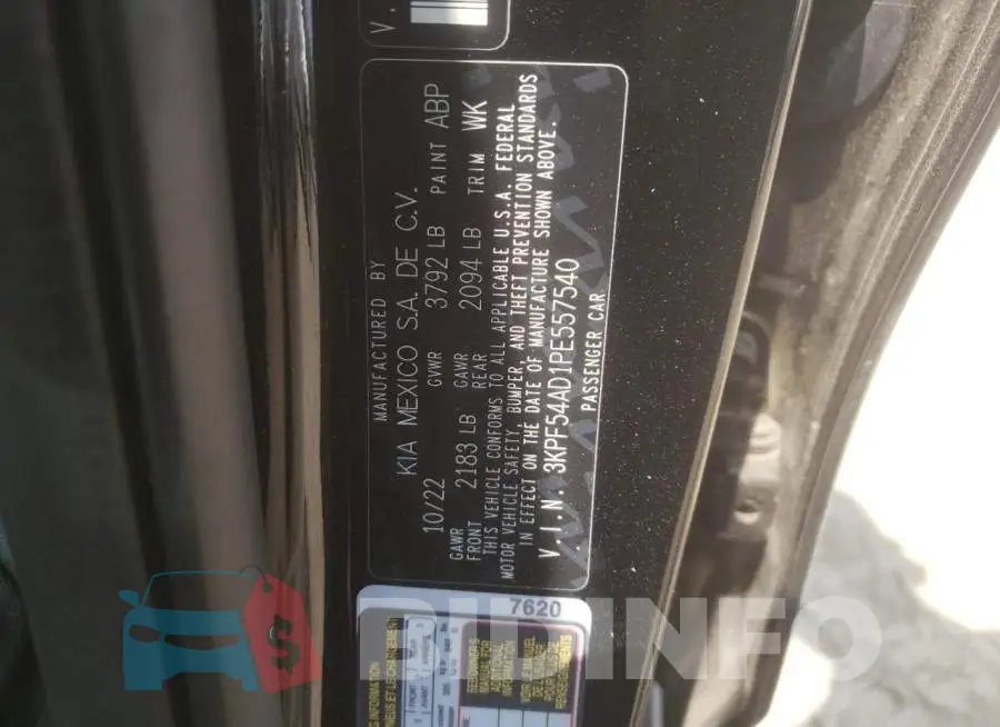 3KPF54AD1PE557540 Photo# 12