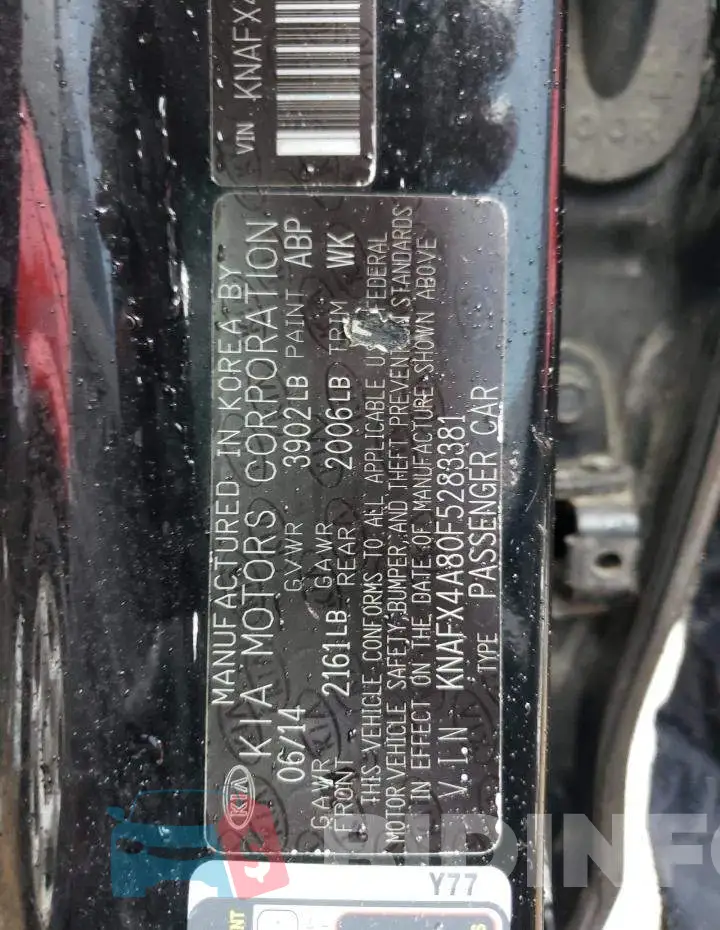 KNAFX4A80F5283381 Photo# 12