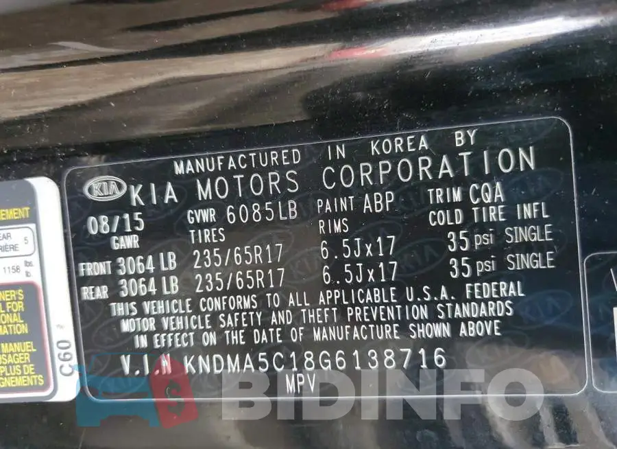 KNDMA5C18G6138716 Photo# 13