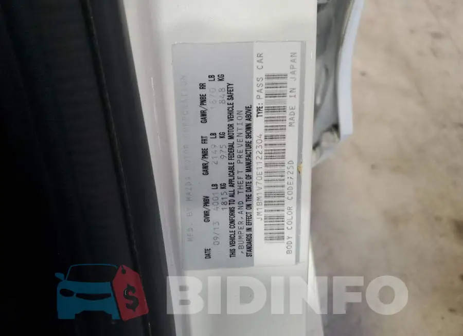 JM1BM1V70E1122304 Photo# 12