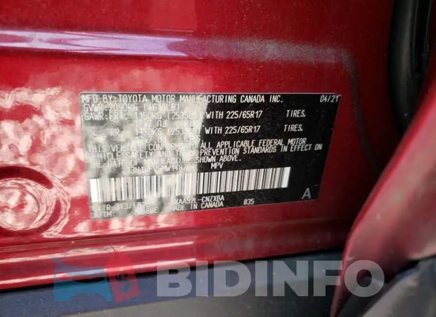 2T3H1RFV5MW148704 Photo# 14