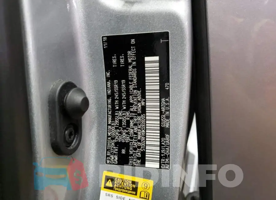 5TDDZRFH9KS939205 Photo# 14