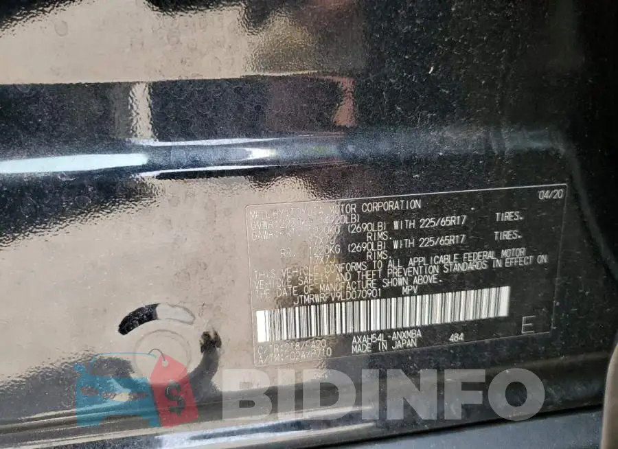 JTMRWRFV9LD070901 Photo# 13
