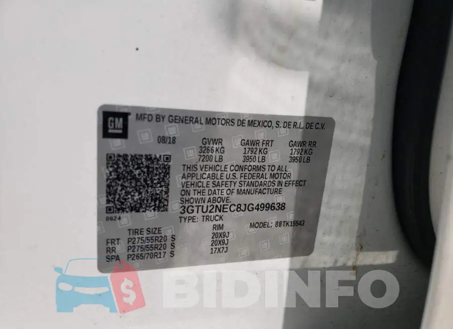 3GTU2NEC8JG499638 Photo# 12