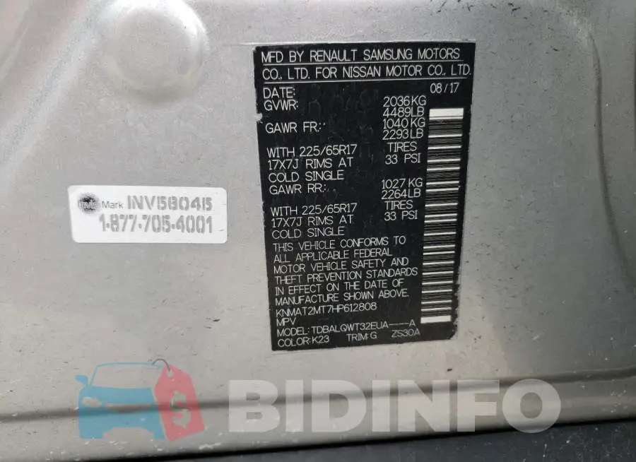 KNMAT2MT7HP612808 Photo# 14