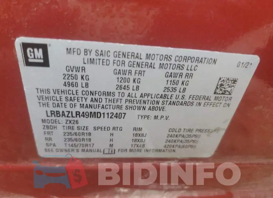 LRBAZLR49MD112407 Photo# 12