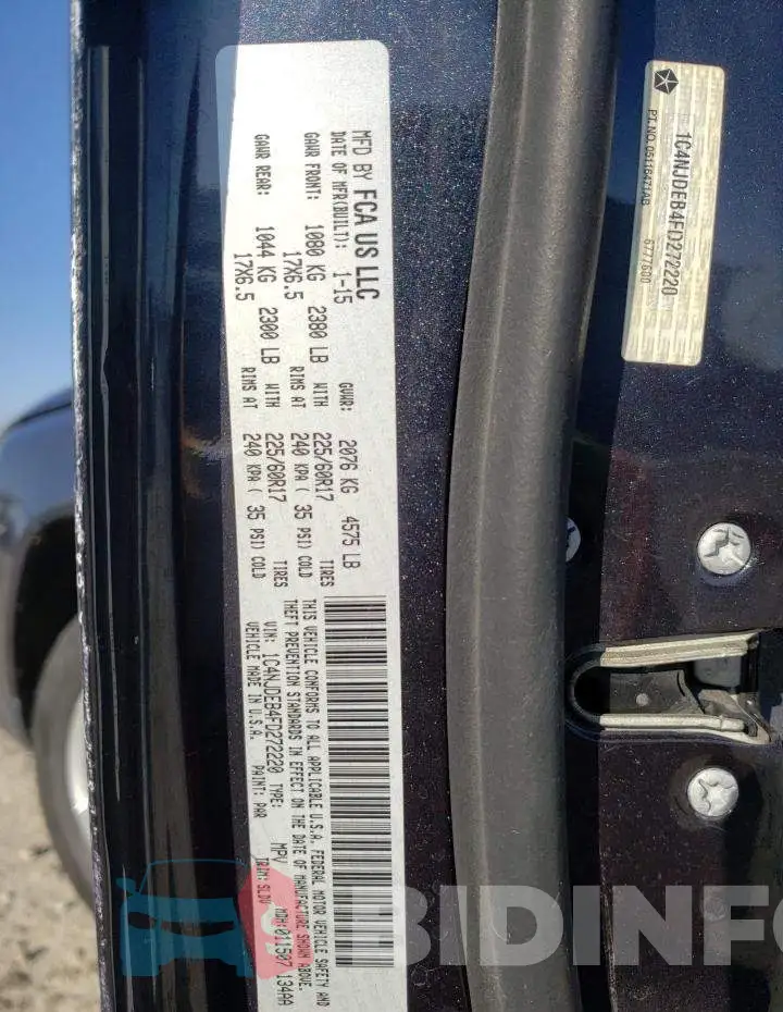 1C4NJDEB4FD272220 Photo# 13