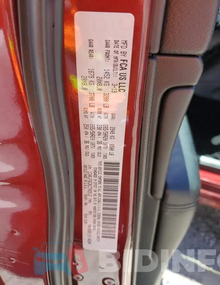 1C4RJFBG3KC702512 Photo# 12