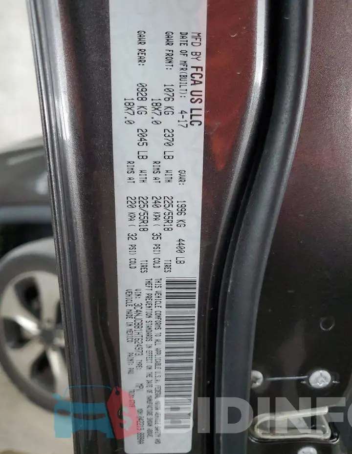 3C4NJCBB1HT624973 Photo# 13