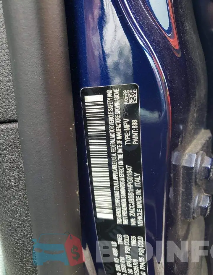 ZACCJBBB1HPG01847 Photo# 12
