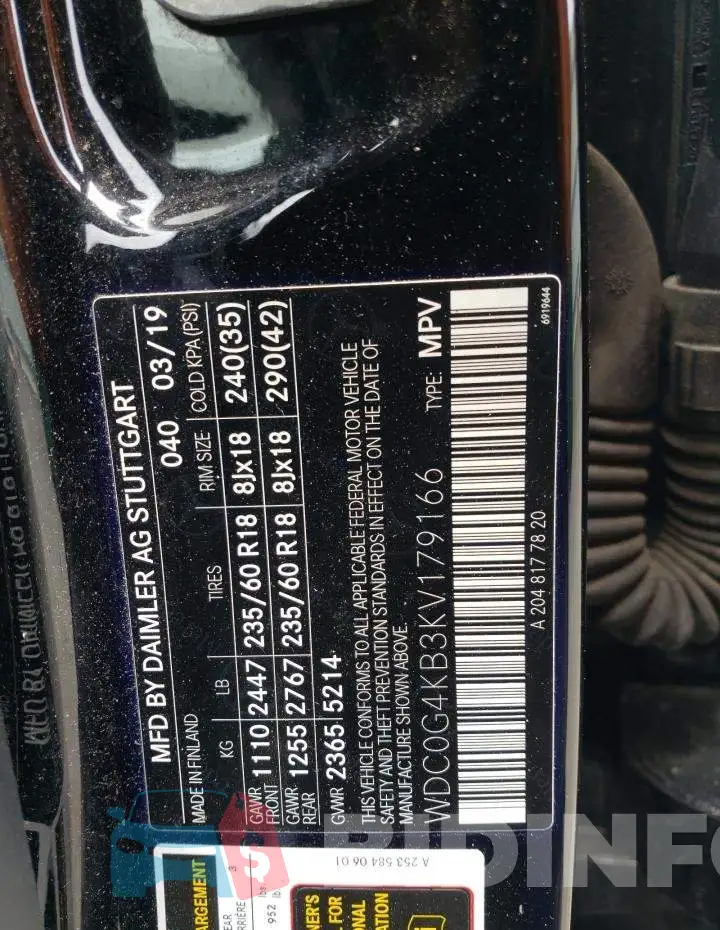 WDC0G4KB3KV179166 Photo# 13