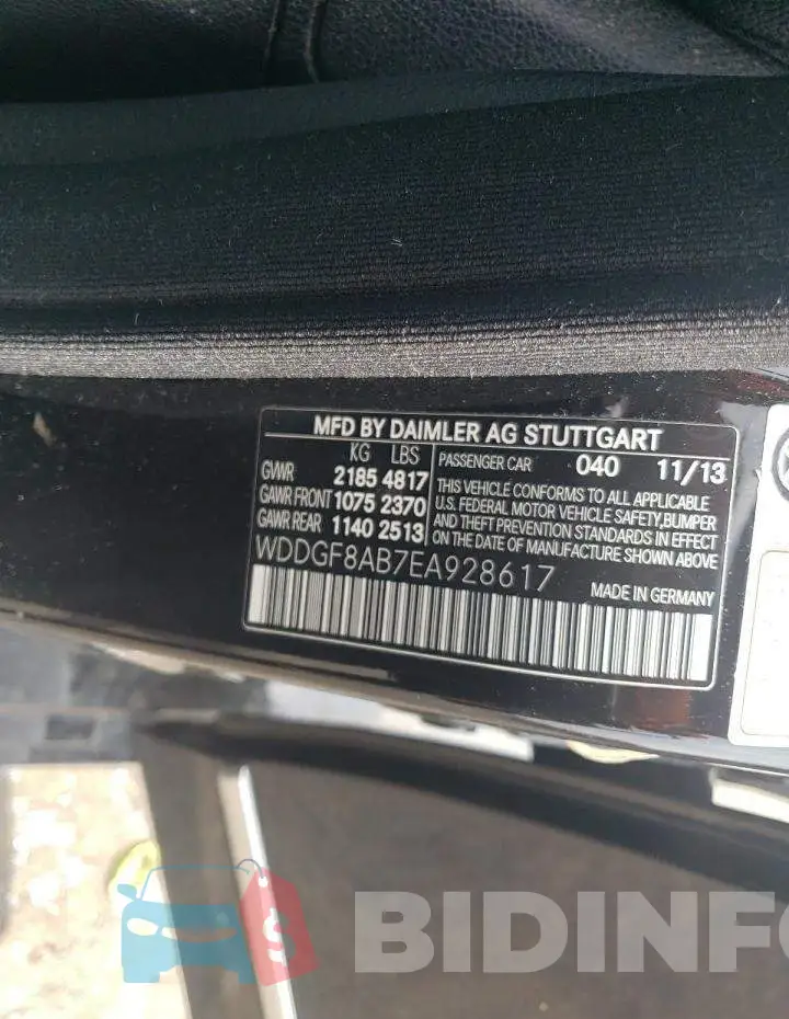 WDDGF8AB7EA928617 Photo# 12